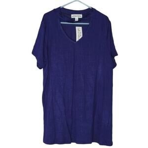 Ten Sixty Sherman Blue Gigi Cutout Short Sleeve Crewneck Tee NEW Girls XL